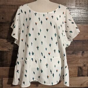 Womens Large cactus top